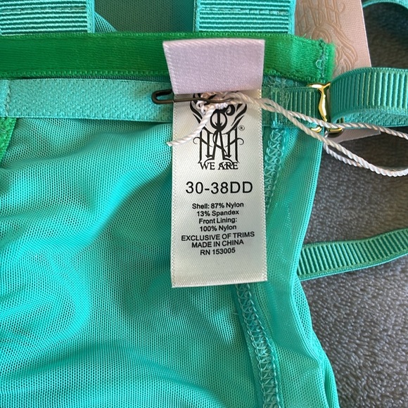 Wired bra - 30-38 DD - Teal - We are HAH(FP) - NWT - #62300 - Picture 7 of 10